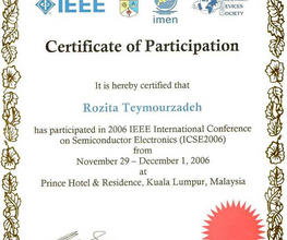 IEEE International Conference on Semiconductor Electronics 2006